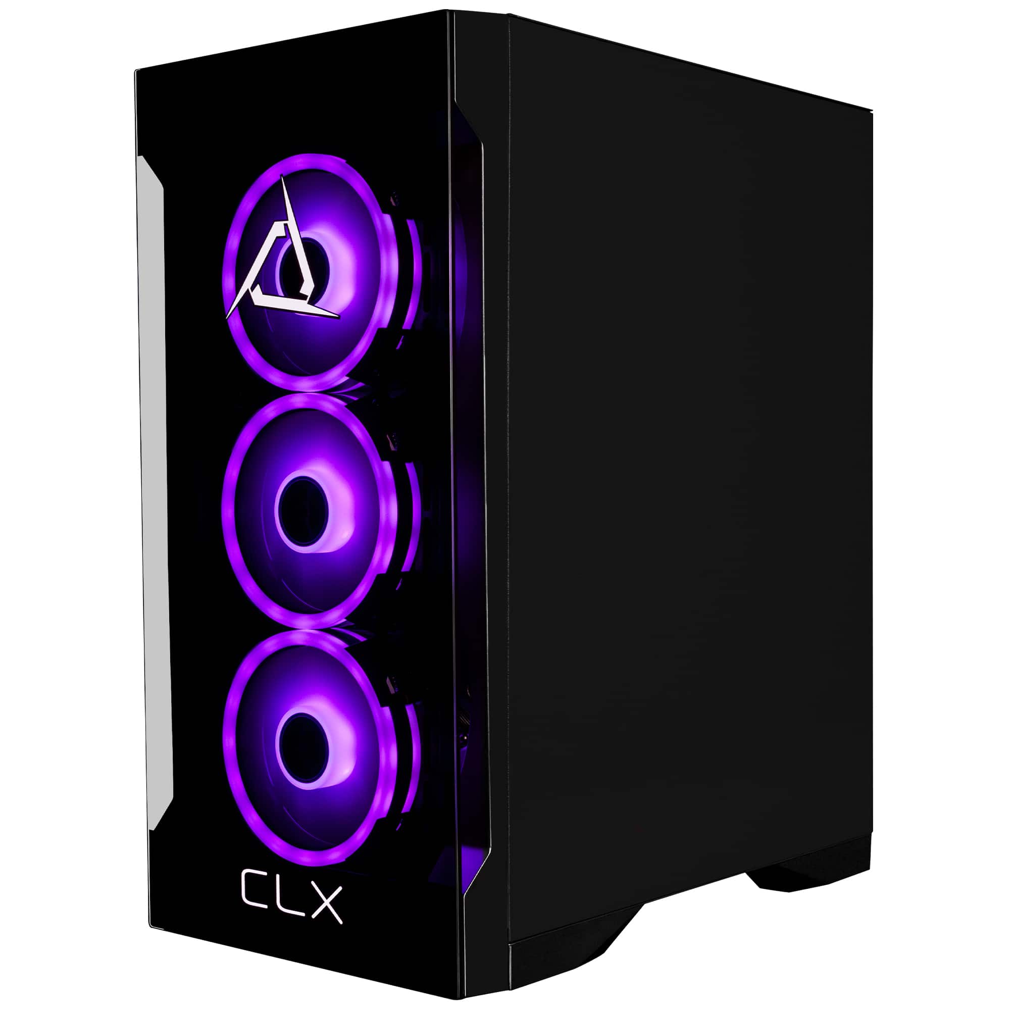 Alt View 2. CLX - SET Gaming Desktop - Intel Core Ultra 5 245KF - 32GB DDR5 5600 Memory - GeForce RTX 4060 - 2TB NVMe M.2 SSD - 4TB HDD - Black.
