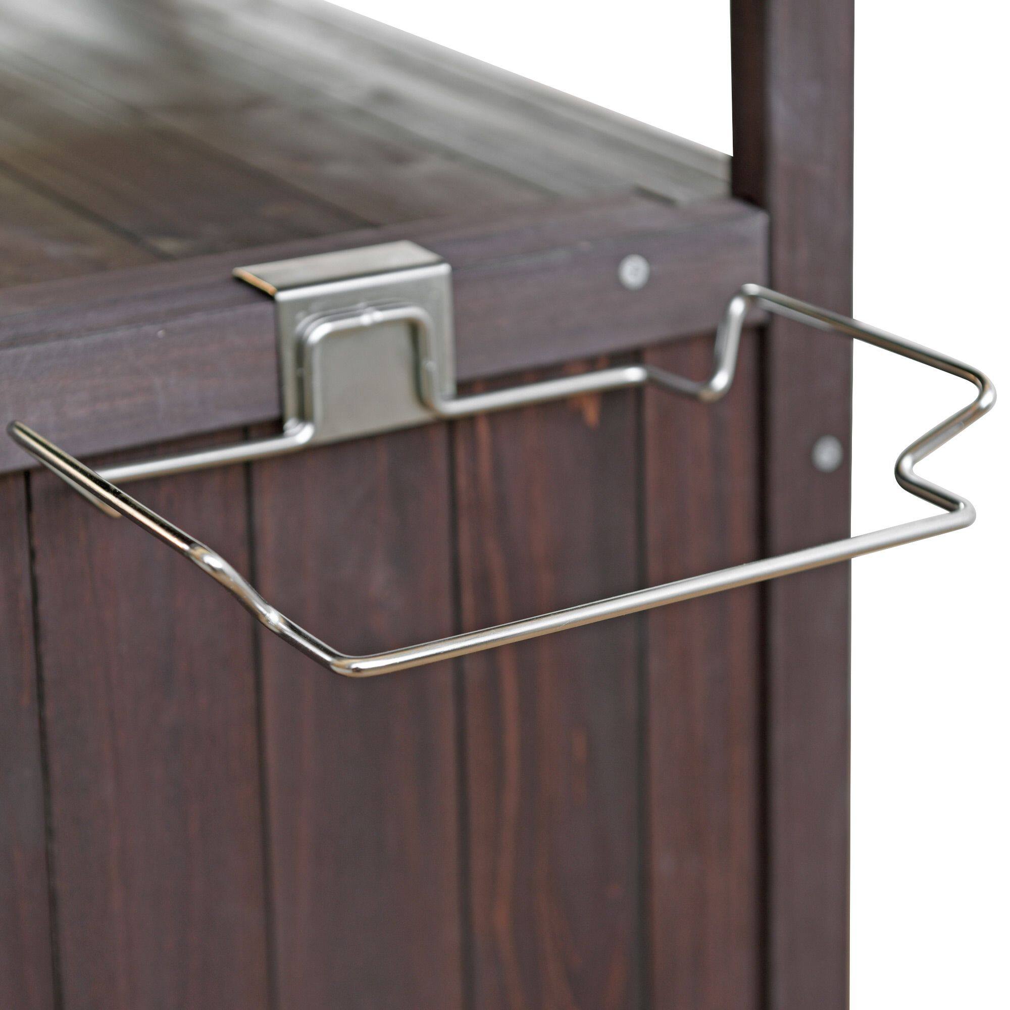 Back. Mirfee - Corner Lighted Glass Curio Cabinet with Display Case, Light Included, for Living Room - Antique White.