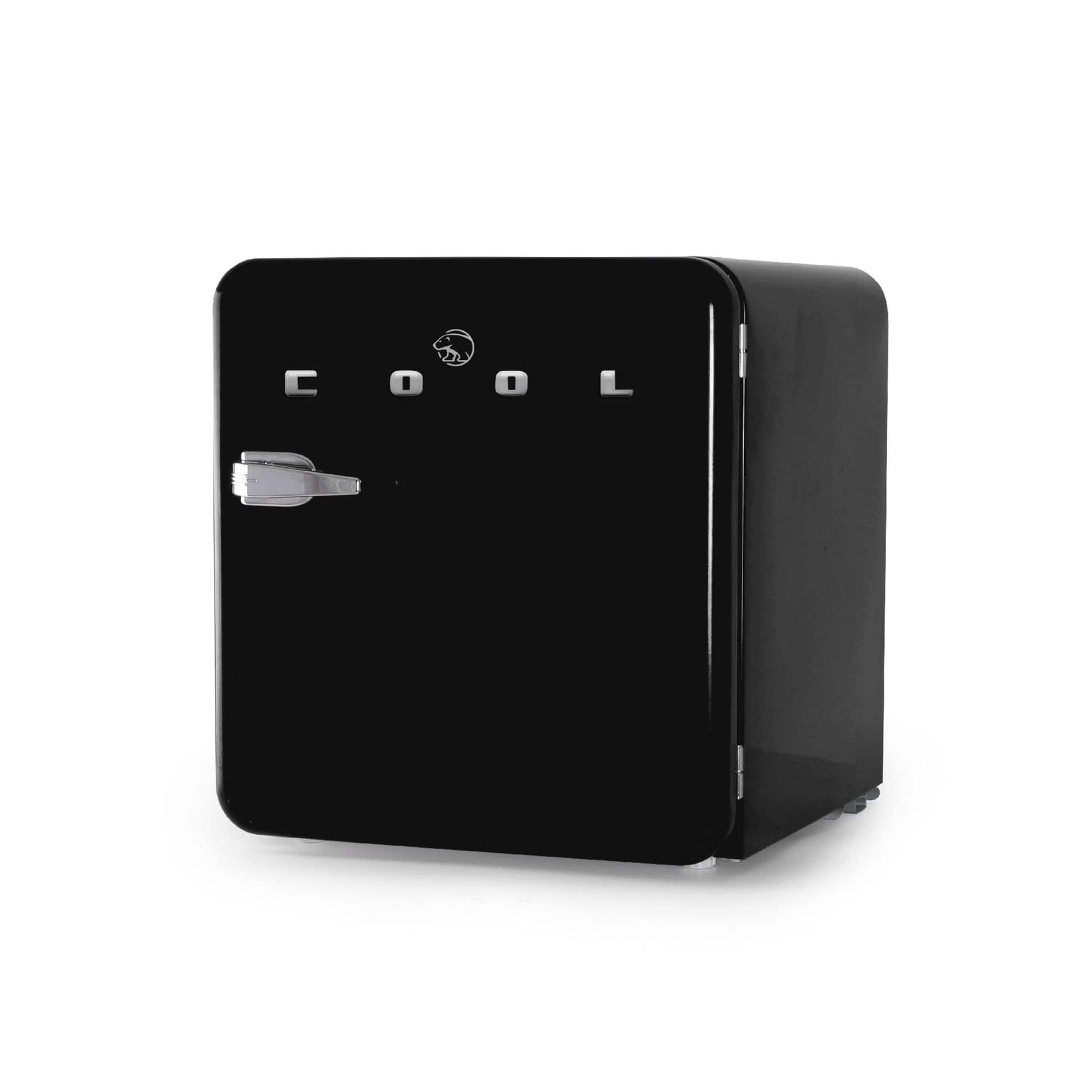 Commercial Cool - Retro 1.6 cu. ft. Freestanding Mini Fridge with Freezer - Black
