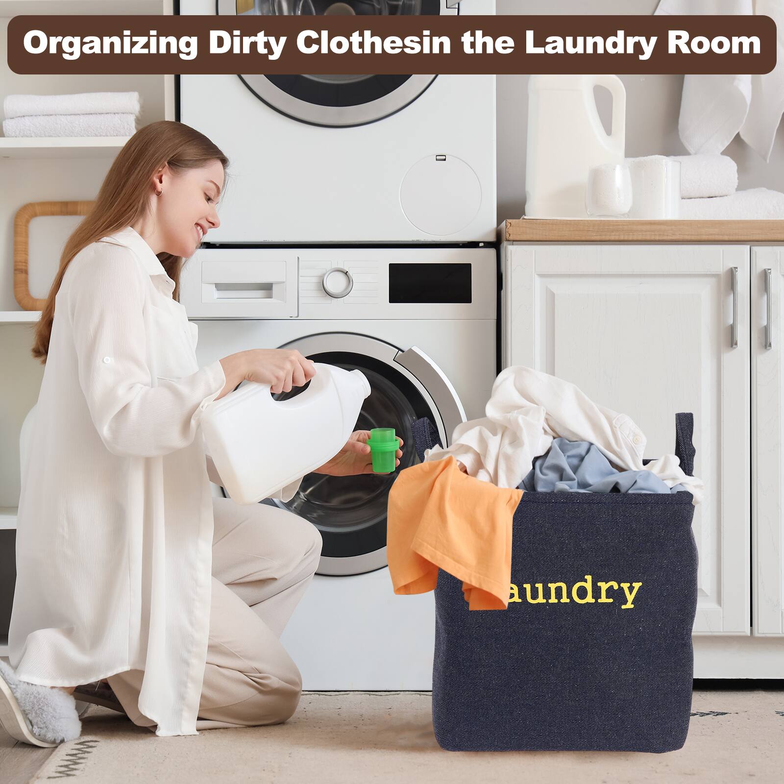 Organizing Dirty Clothes in the Laundry Room