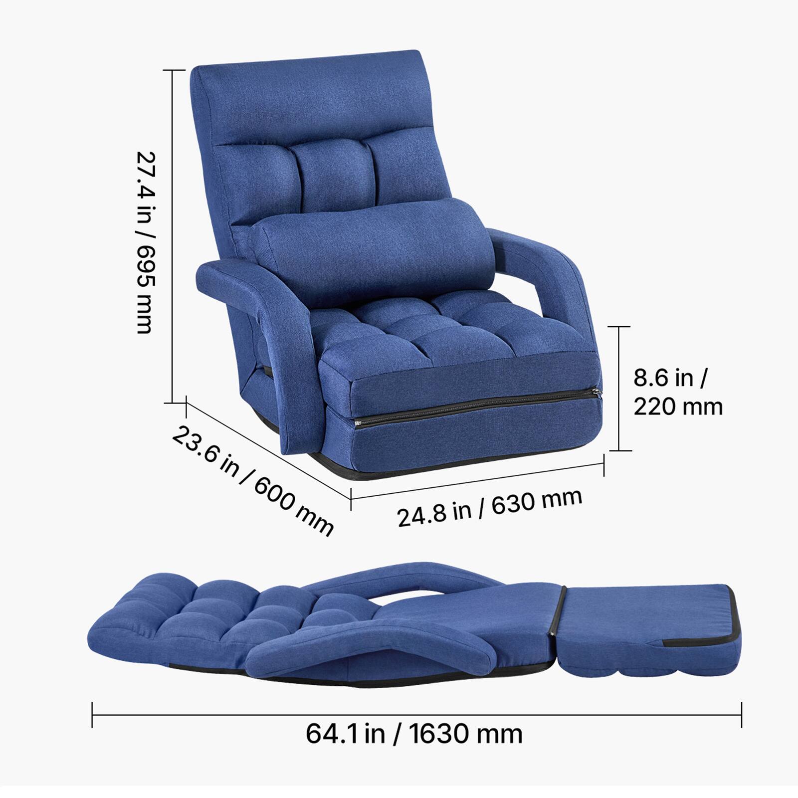27.4 in / 695 mm  
23.6 in / 600 mm  
24.8 in / 630 mm  
8.6 in / 220 mm  
64.1 in / 1630 mm