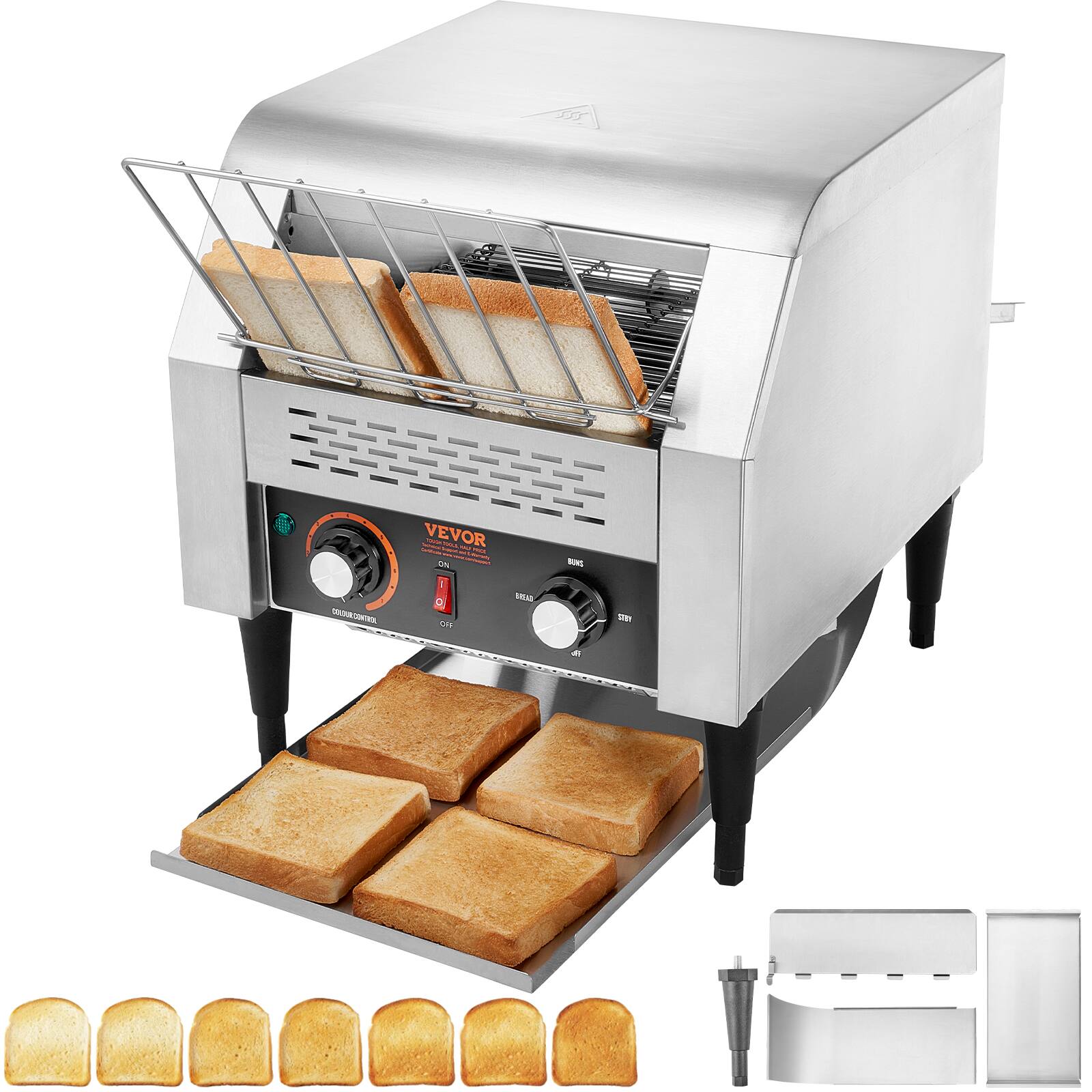 VEVOR DUSH TOS YOUR THE MEAA, ON  
BURS  
COLOUR CONTROL  
0 OFF  
BREAD
