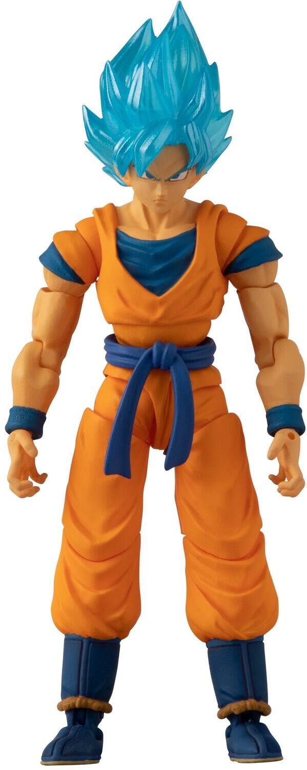 Front. Bandai - Bandai - Dragon Ball Super - Evolve - 5" Super Saiyan Blue Goku Action Figure   - COLLECTIBLES - Multicolor.