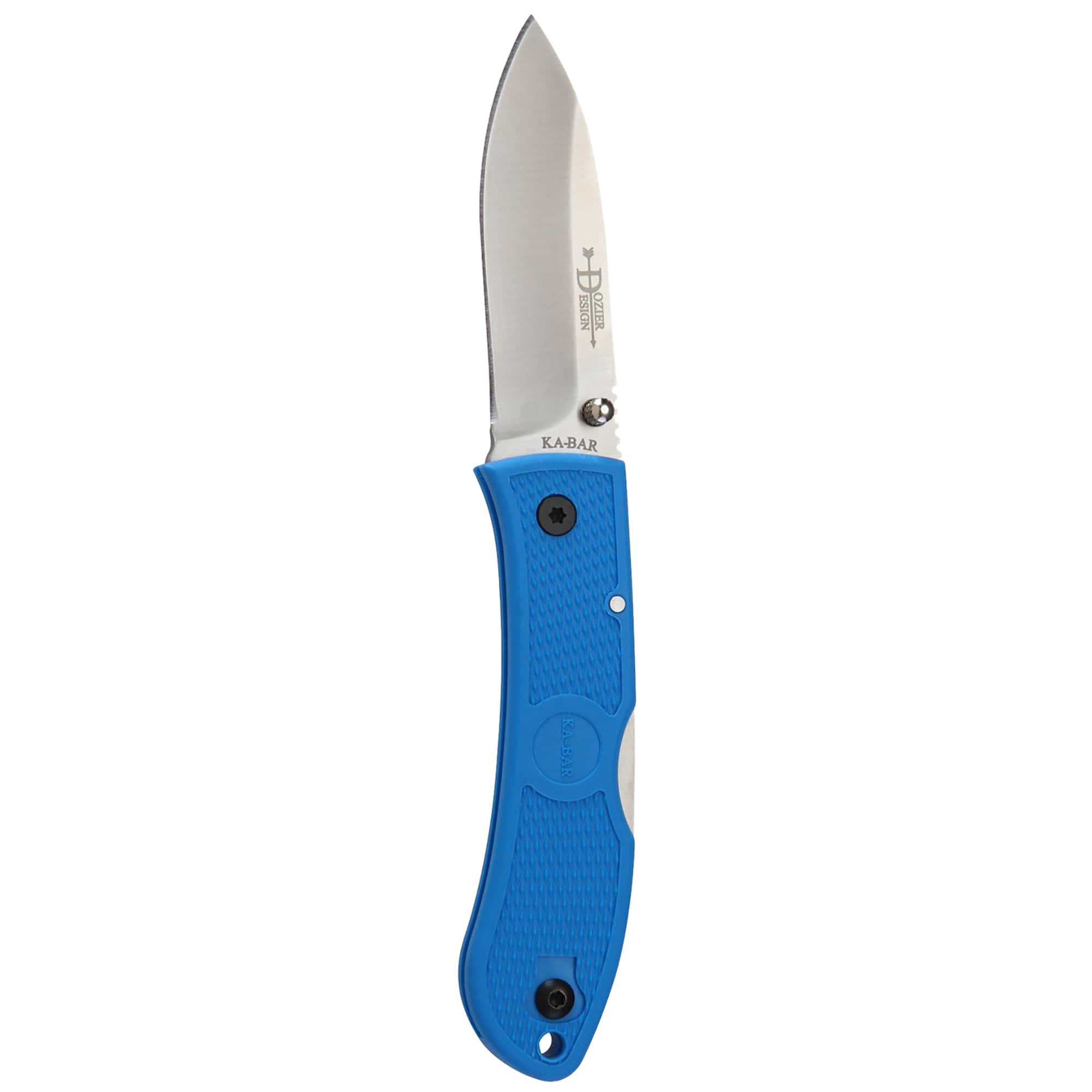 KA-BAR - 3" Blade Dozier Folding Hunter Knife - Blue