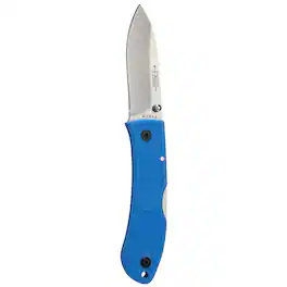 KA-BAR - 3" Blade Dozier Folding Hunter Knife - Blue