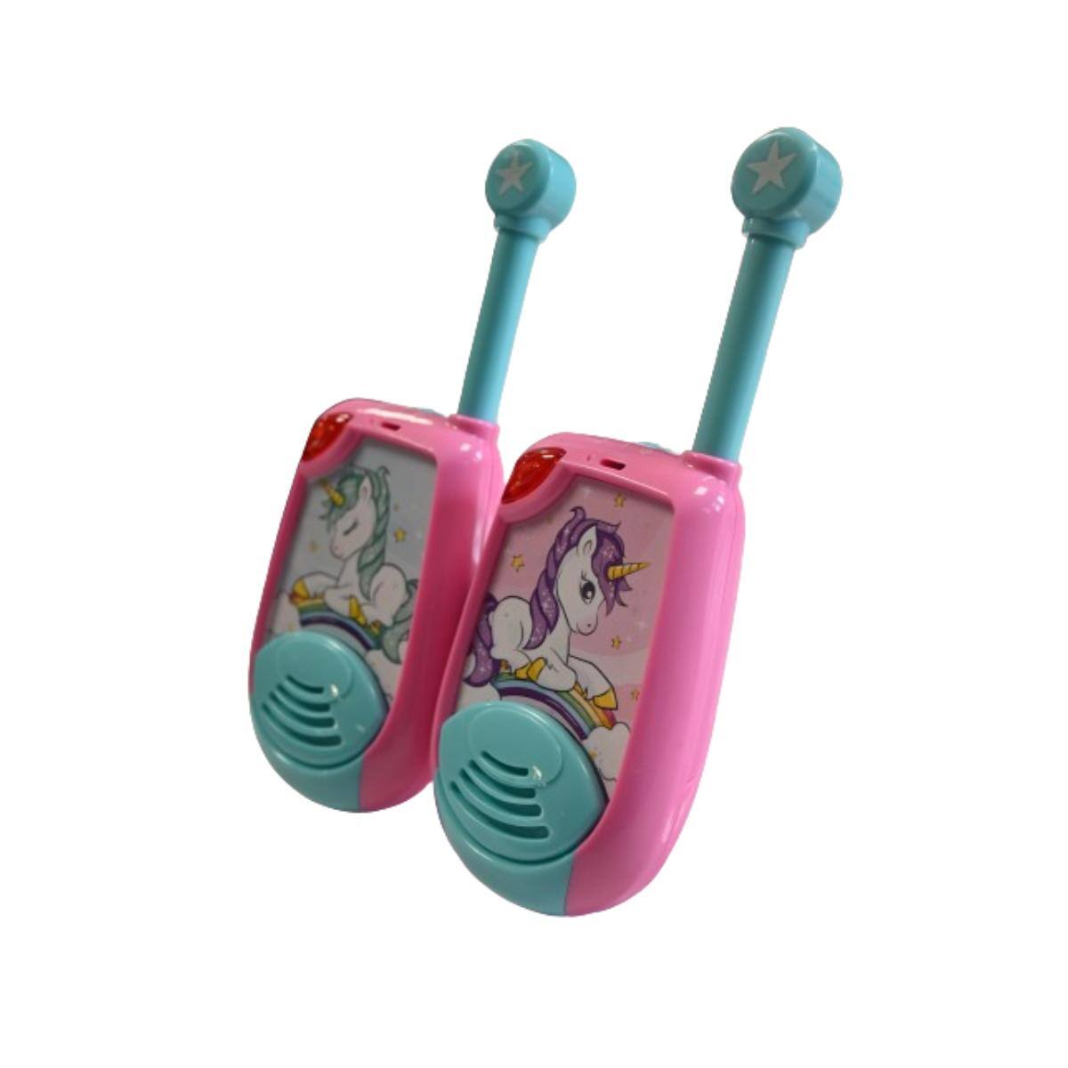 Alt View 5. Lexibook - Unicorn Walkie-talkies up to 2km/1.3 Miles with Switch - PINK.