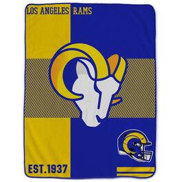 Pegasus - Los Angeles Rams 60" x 80" Sherpa Throw Blanket - Multicolor