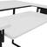 Alt View Zoom 16. Studio Designs - Dart Sewing Table Folding Top and Adjustable Platform - Charcoal Black / White.