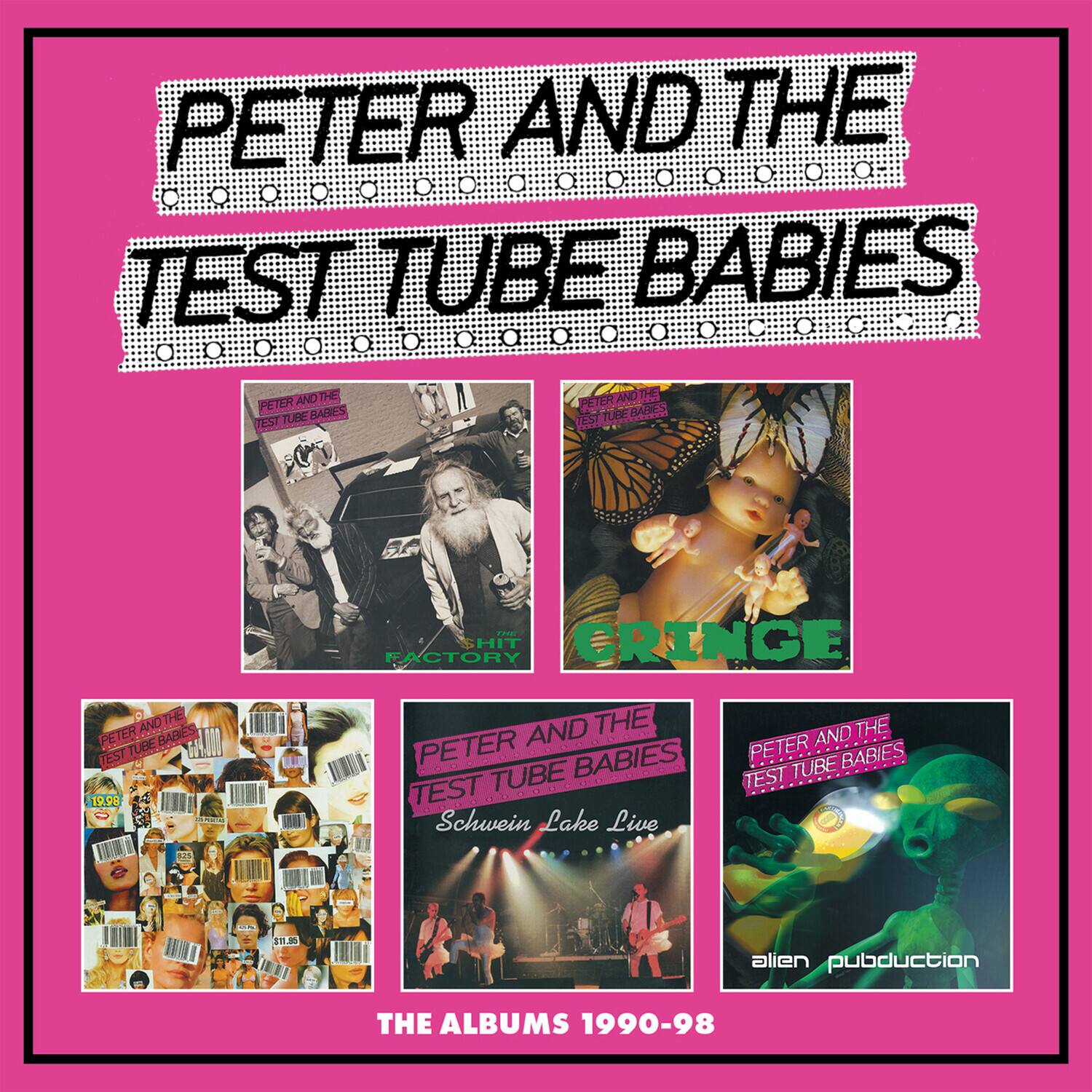 PETER AND THE TEST TUBE BABIES

PETER AND THE TEST TUBE BABIES
FACTORY

PETER AND THE TEST TUBE BABIES
GRINGE

PETER AND THE TEST TUBE BABIES
Schwein Lake Live

PETER AND THE TEST TUBE BABIES
alien production

THE ALBUMS 1990-98