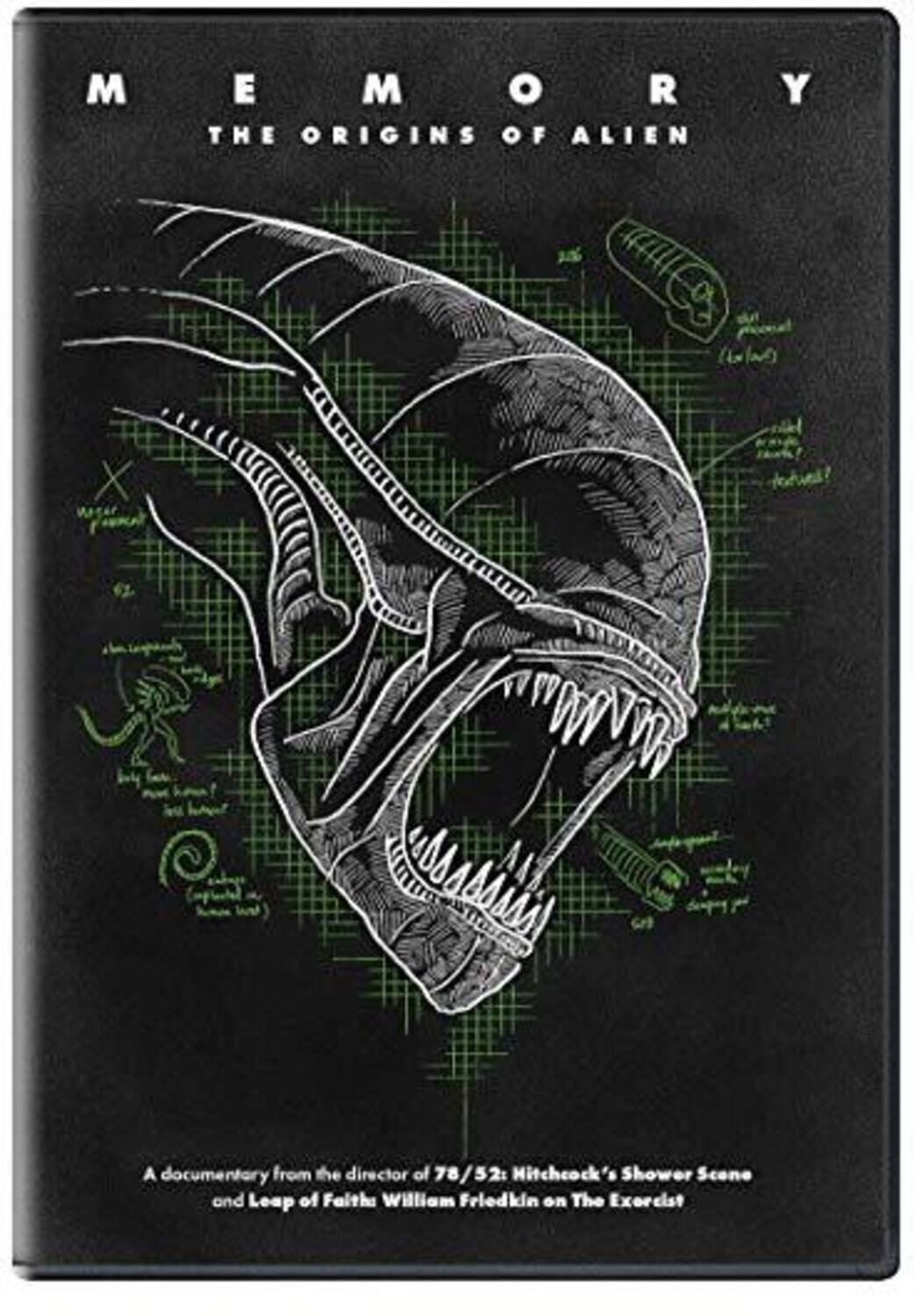 Front. Memory: The Origins of Alien   - DVD.