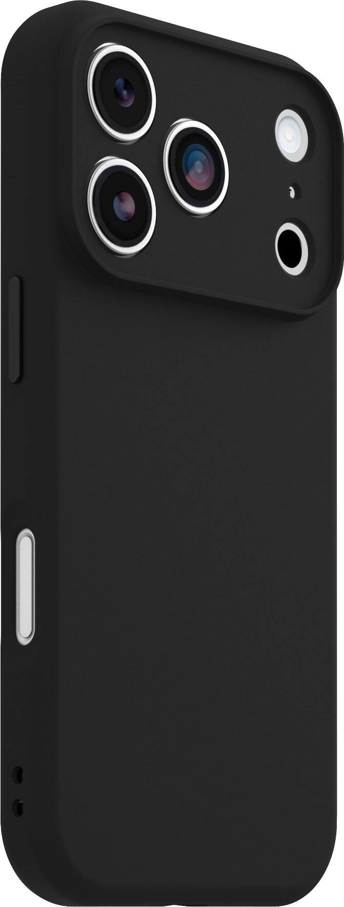 Angle. OtterBox - Figura Series Soft Shell for iPhone 17 Pro - Black.