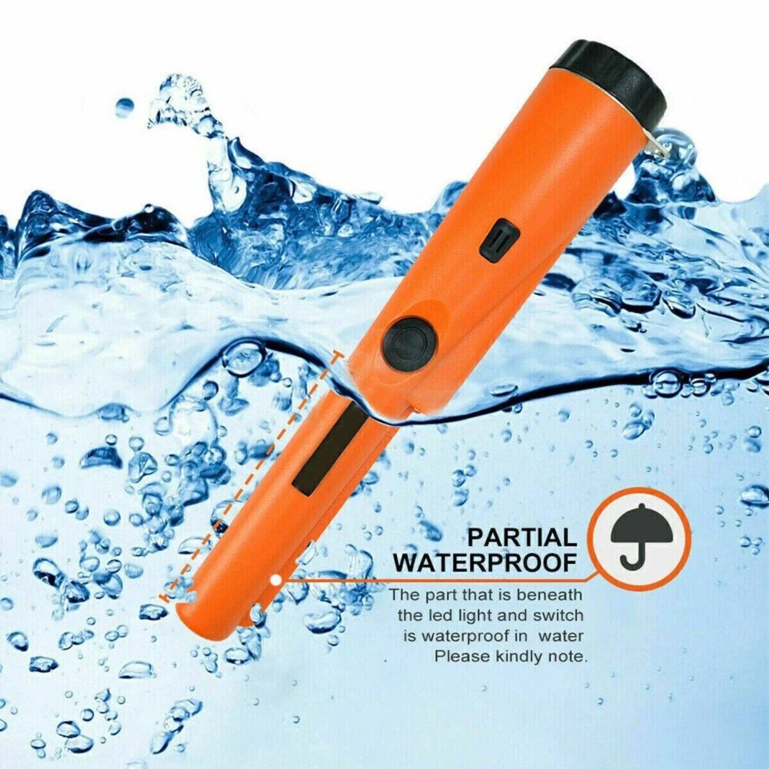 PARTIAL WATERPROOF

The part that is beneath the LED light and switch is waterproof in water. Please kindly note.