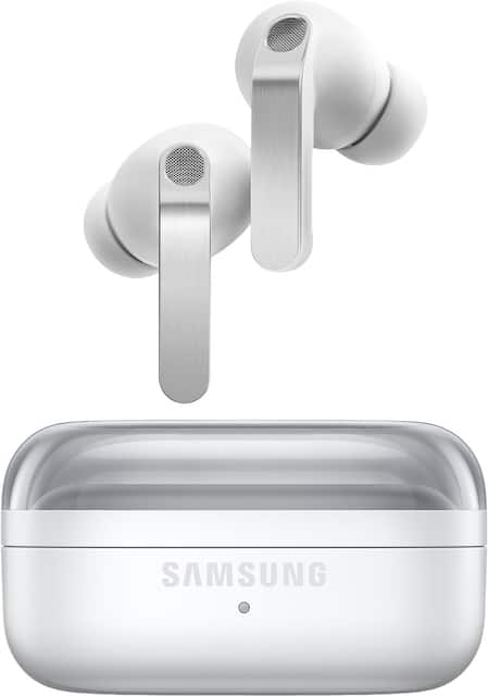 Samsung - Galaxy Buds4 Pro Wireless Earbud Headphones - White