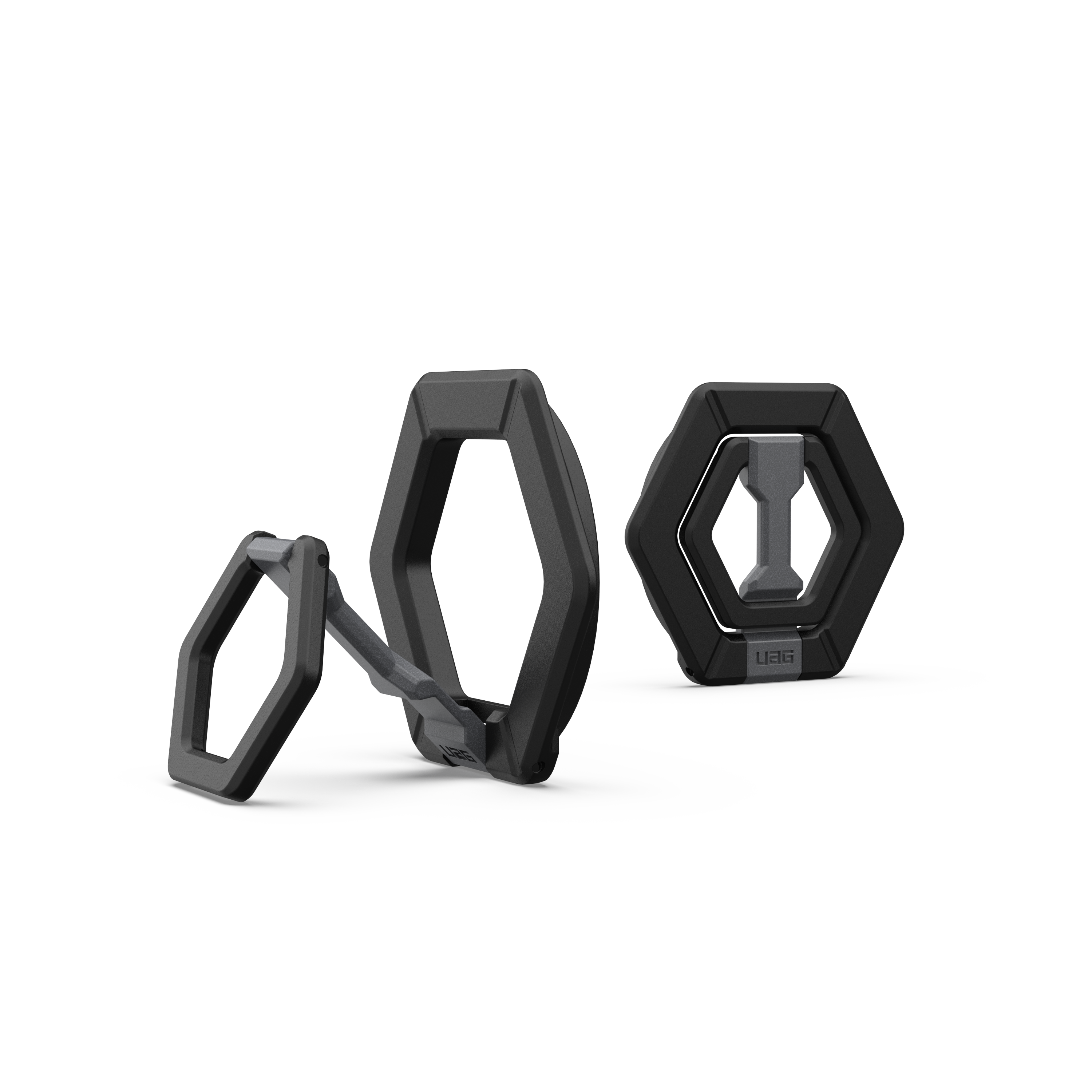 UAG - Magnetic Ring Stand - Black/Silver