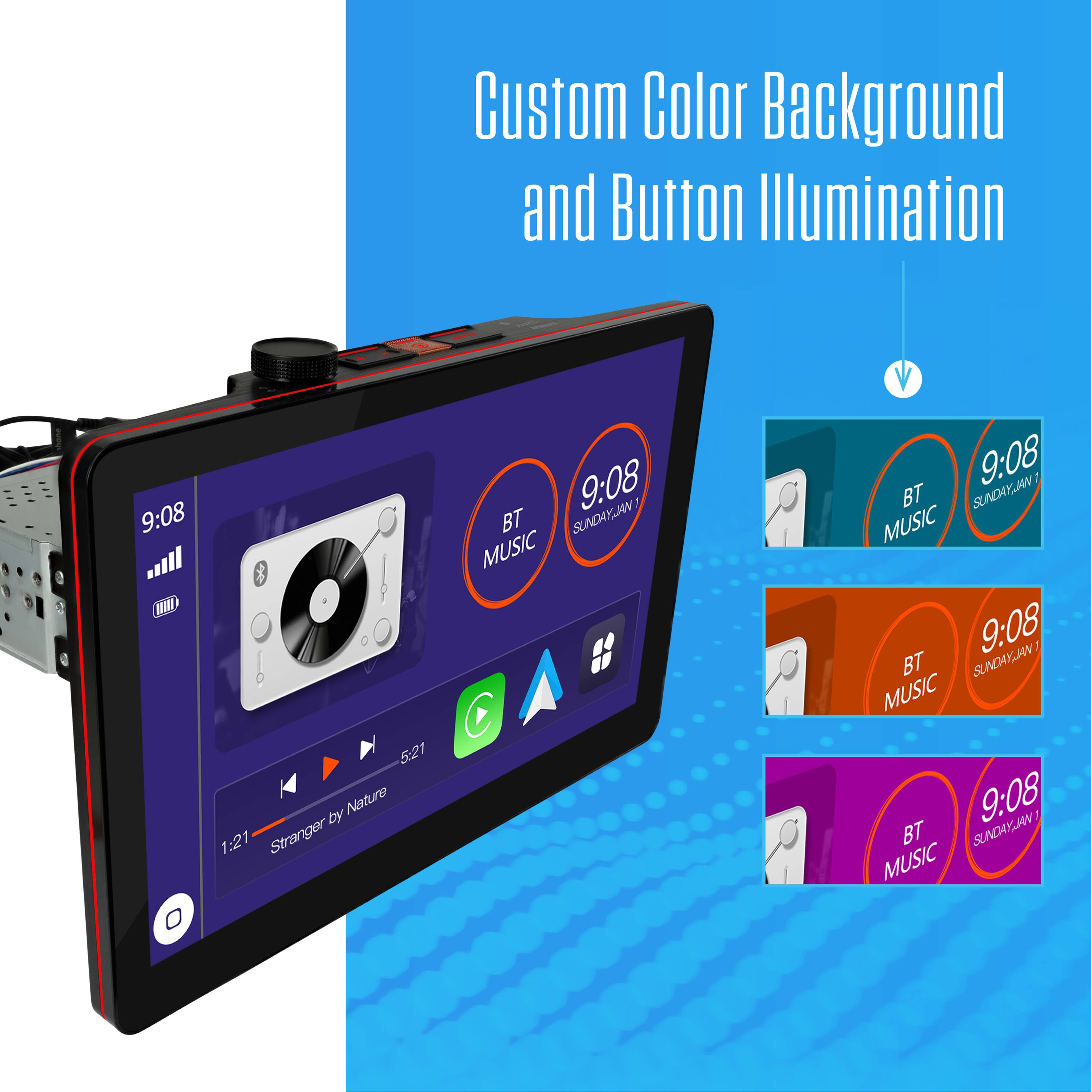 Custom Color Background and Button Illumination

9:08
BT MUSIC
SUNDAY, JAN 1

5:21
Stranger by Nature

1:21