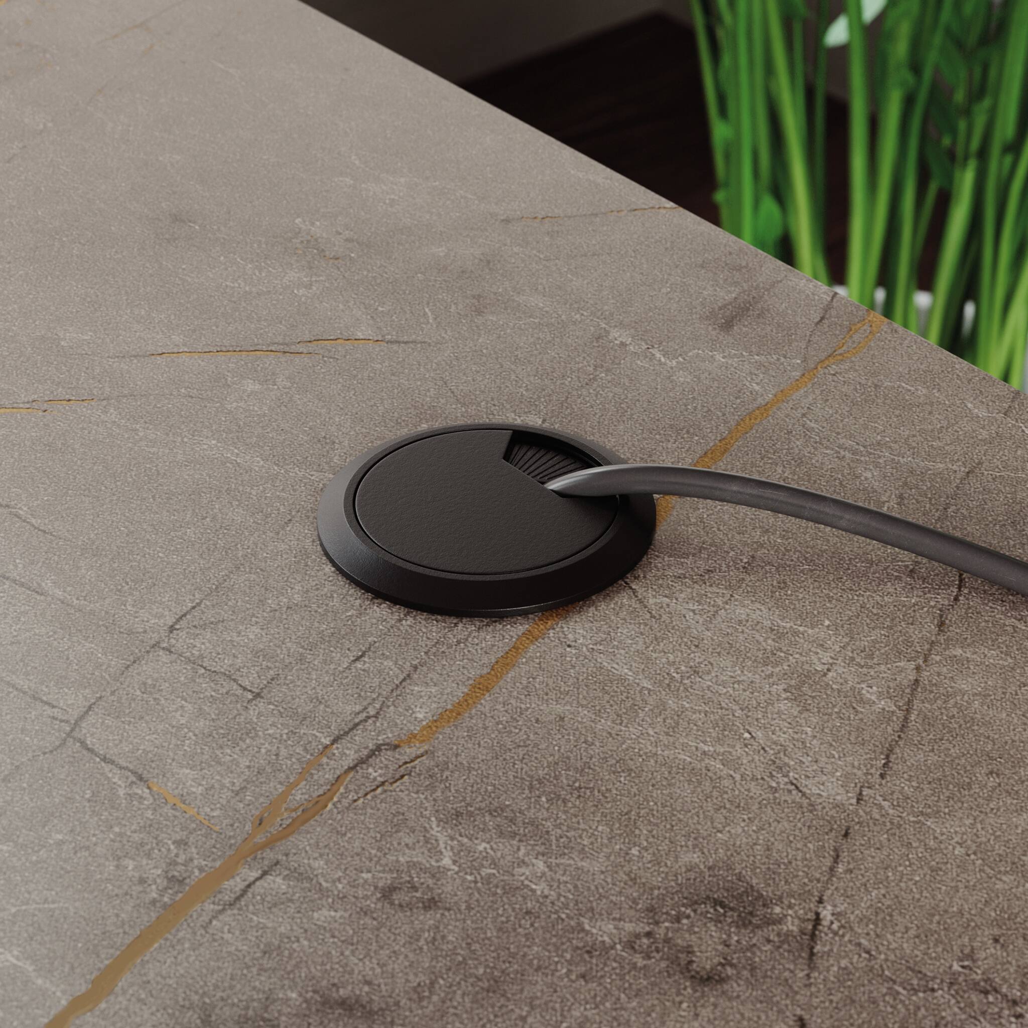 Alt View 2. Spaco - L-Shaped Desk, 5 Tier Adjustable Shelf, Slim Space Solution, Lightweight Brown Bookcase - Brown.