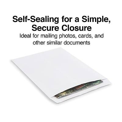 Self-Sealing for a Simple, Secure Closure  
Ideal for mailing photos, cards, and other similar documents
