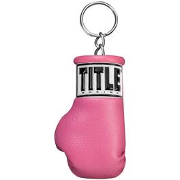 TITLE Boxing - Authentic Detailed Mini Lace Up Glove Key Ring - Pink