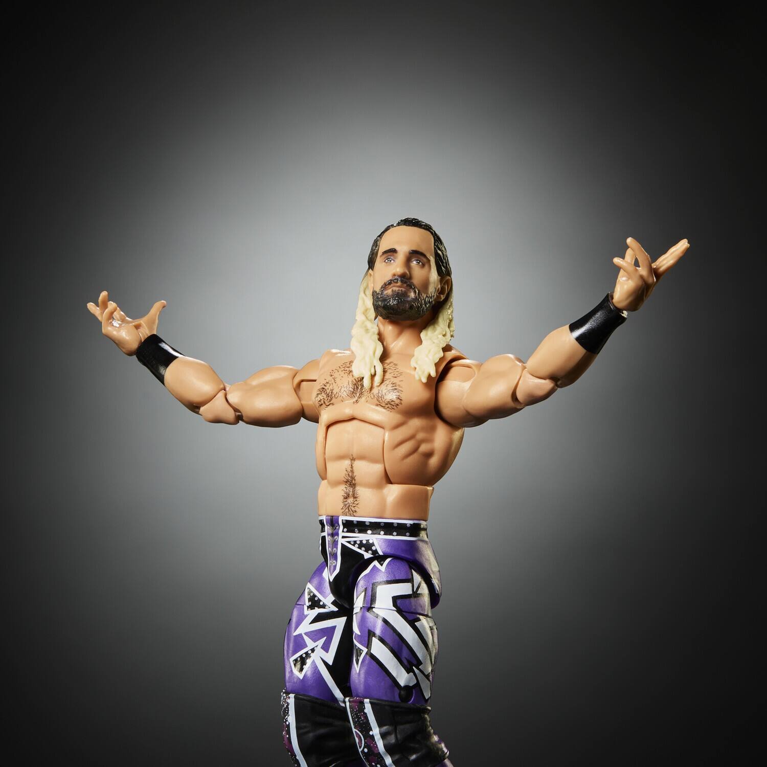 Alt View 4. Mattel - Mattel Collectible - WWE Elite Collection: Top Picks 6" Seth Rollins Action Figure   - COLLECTIBLES - Multicolor.