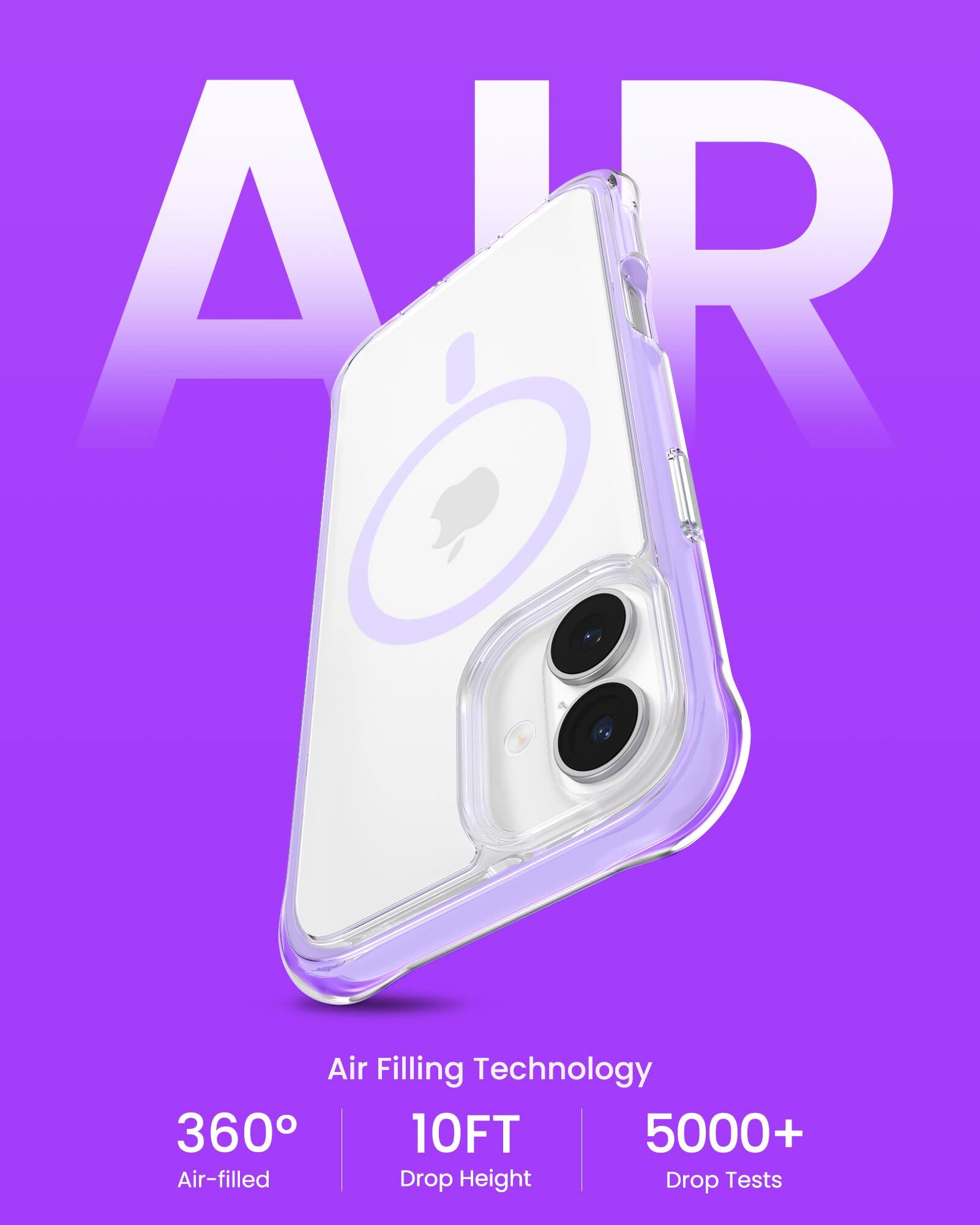 AAR Air Filling Technology 360° Air-filled 10FT Drop Height 5000+ Drop Tests