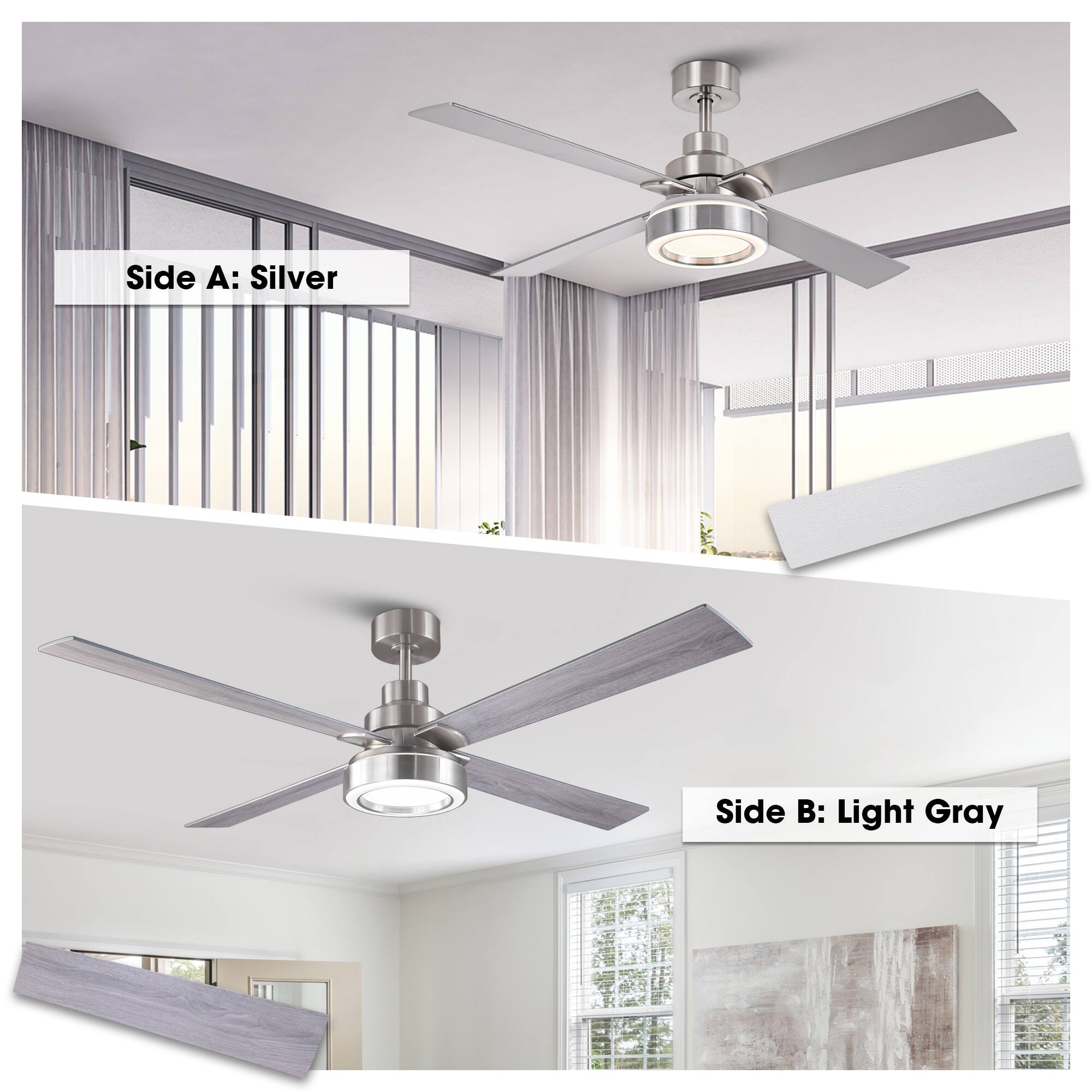 Side A: Silver  
Side B: Light Gray