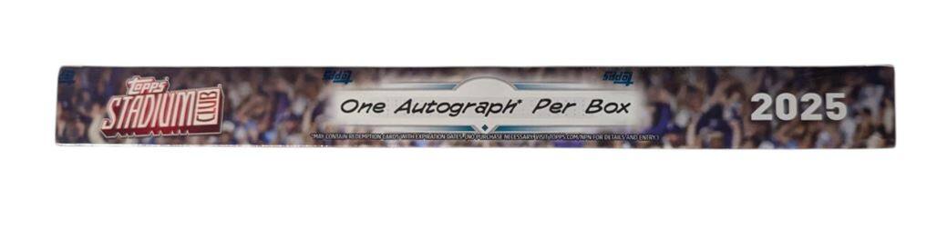 Topps Stadium Club  
One Autograph Per Box  
2025