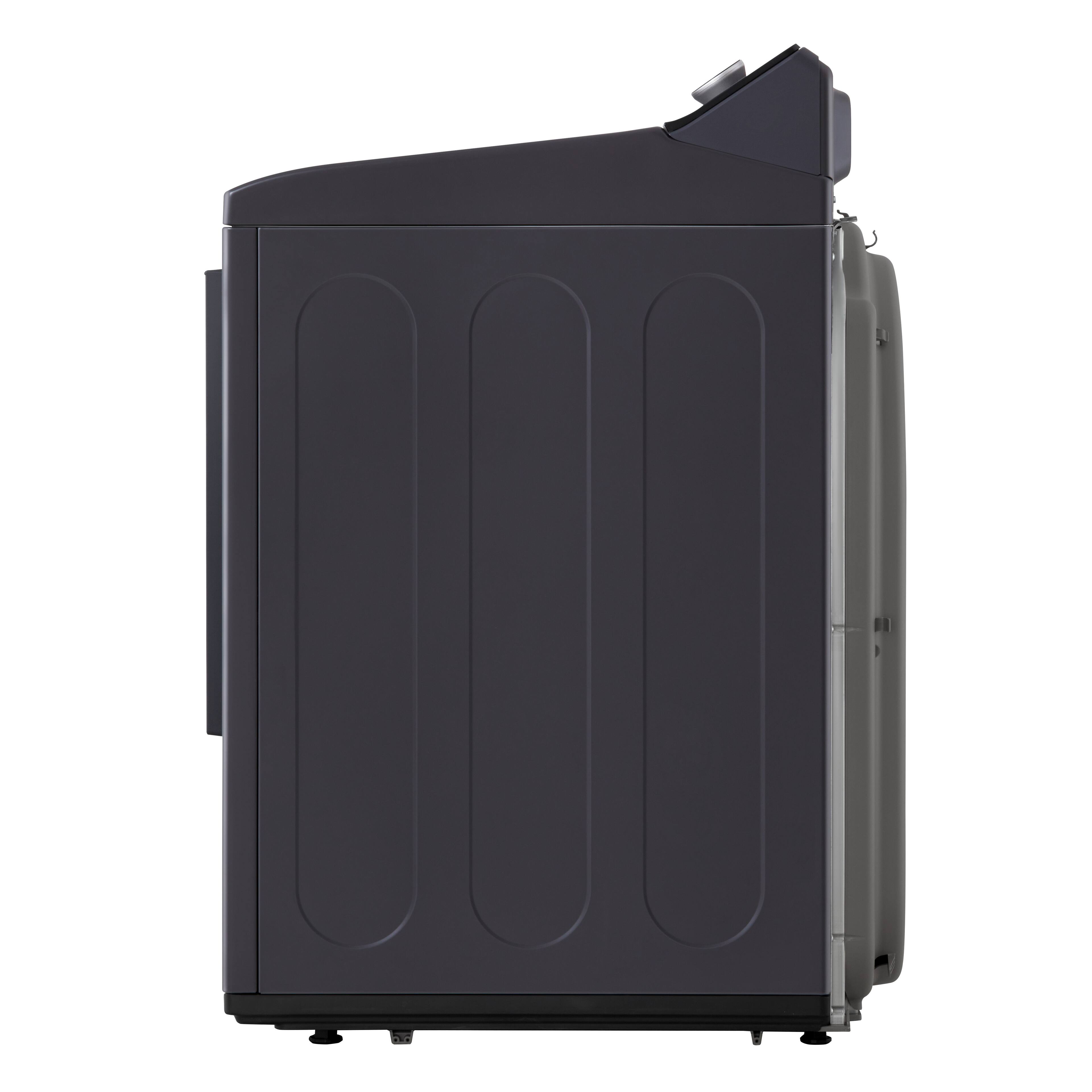 Alt View 16. LG - 7.3 Cu. Ft. Smart Ventless Electric Dryer with Heat Pump and AI Sensing - Matte Black.