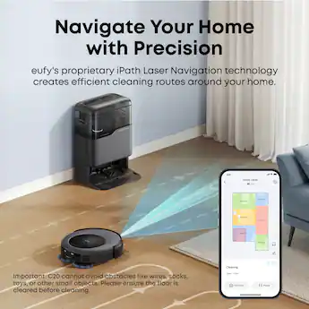 eufy Robot Vacuum Omni C20, Self Emptying, Auto Mop Washing, Auto eufy Robot Vacuum Omni C20, Self Emptying, Auto Mop Washing, Auto