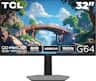 TCL - 32" G64 Series QHD HDR QD-Mini LED Gaming Monitor - Black and Gray