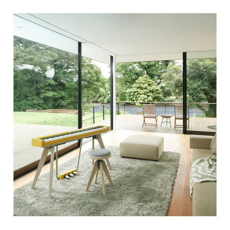 Angle. Casio - Casio Privia PX-S7000 88-Key Digital Piano (Harmonious Mustard).