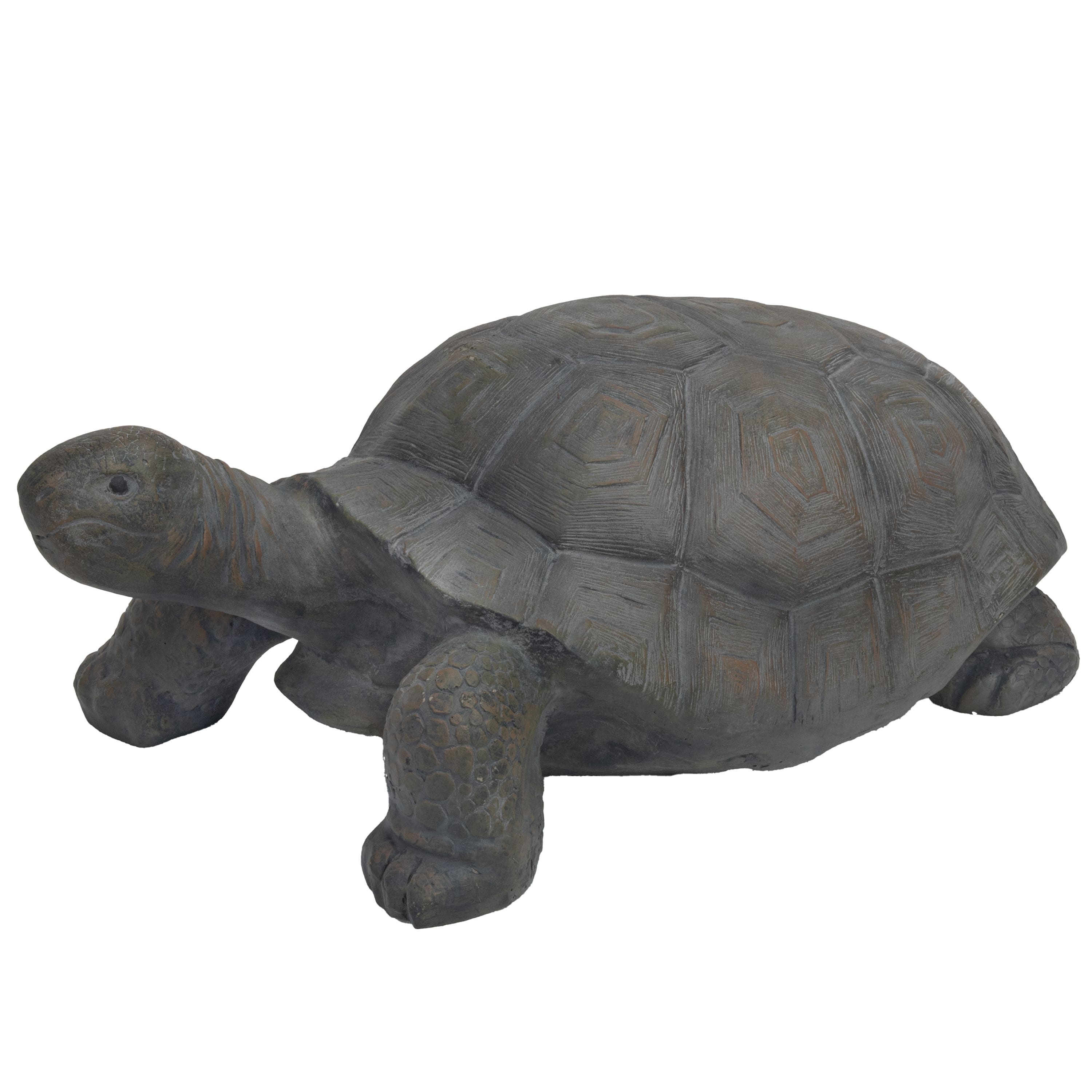 Sunnydaze - Todd the Tortoise Indoor and Outdoor Statue - 30 in - Light Brown