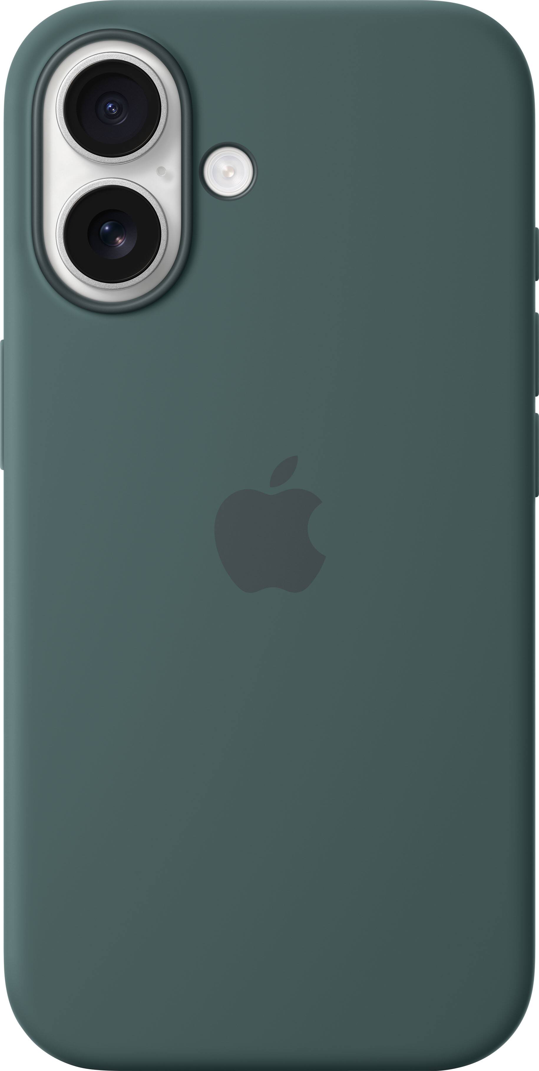 Alt View 13. Apple - iPhone 16 Silicone Case with MagSafe - Lake Green.