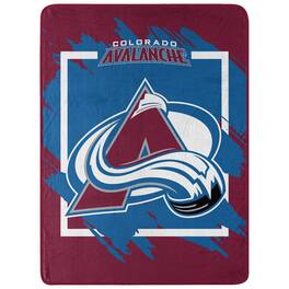 Northwest - Colorado Avalanche 46" x 60" Dimensional Micro Raschel Plush Throw Blanket - Maroon