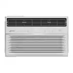 Front. Midea - Midea MAW12S1VWT-T 12,000 BTU Smart Inverter Window AC Unit w/ APP, Remote, Cools up to 550 Sq. Ft. - White.