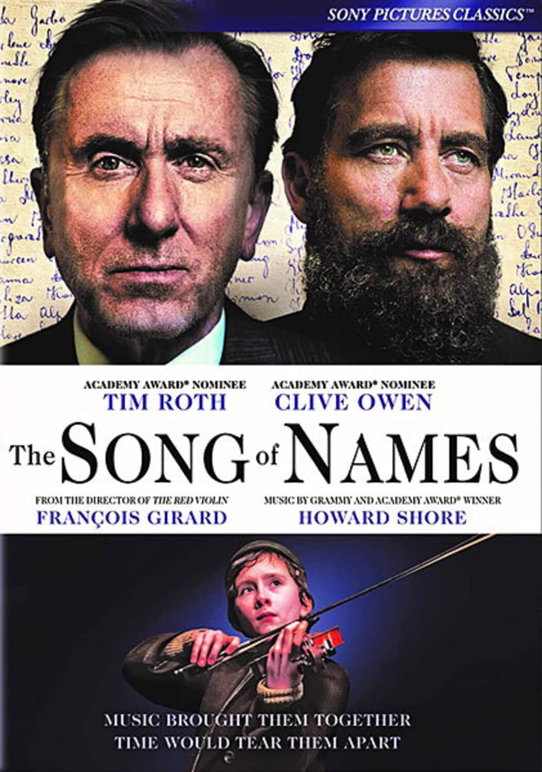 The Song of Names  - DVD