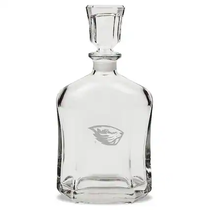 Front. Jardine - Oregon State Beavers 23.75oz. Crystal Decanter - Multicolor.
