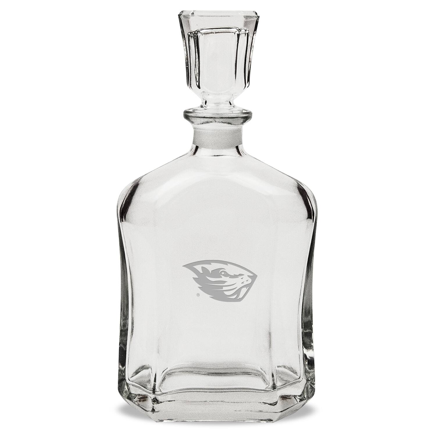 Front. Jardine - Oregon State Beavers 23.75oz. Crystal Decanter - Multicolor.