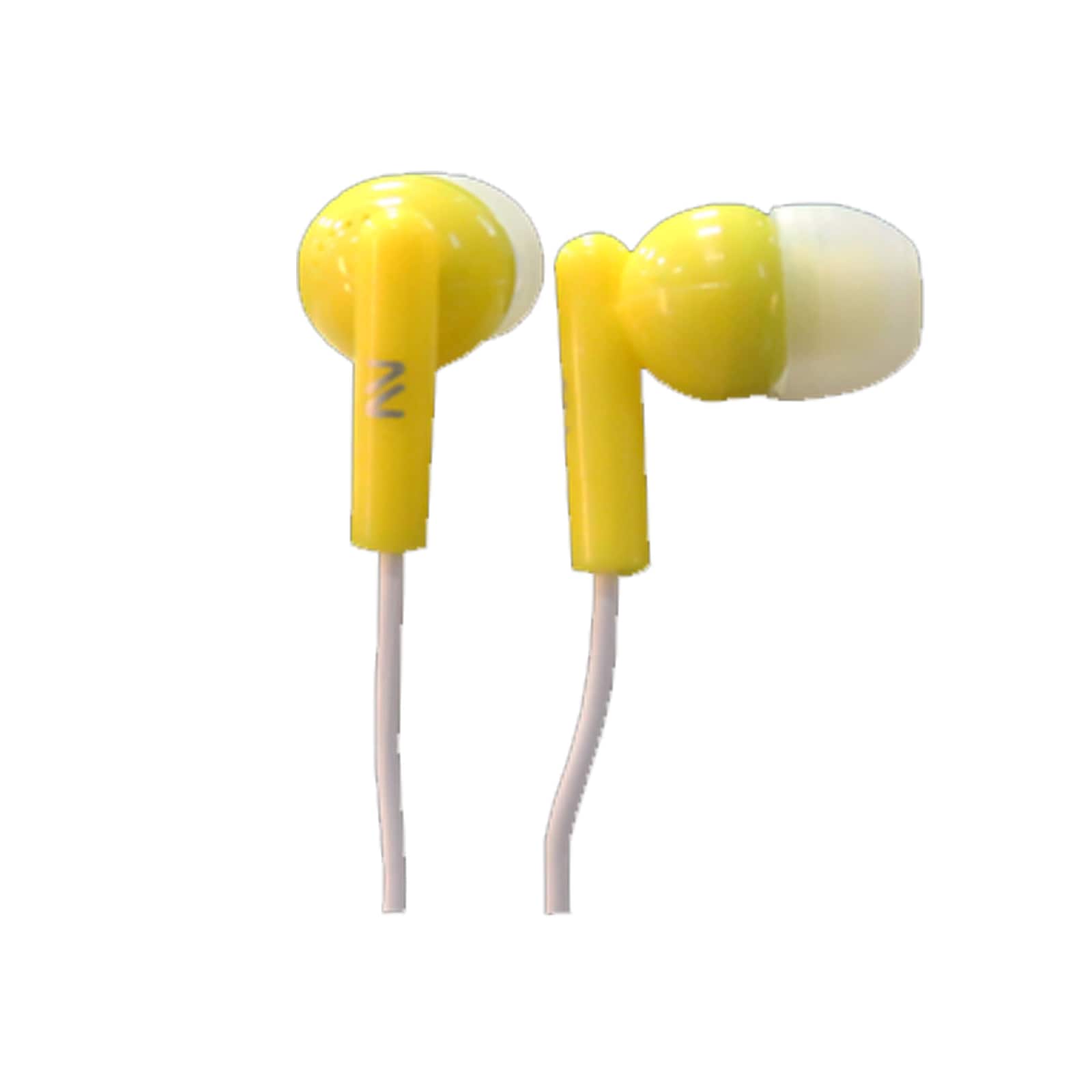 Nutek - Stereo Earbuds in Yellow