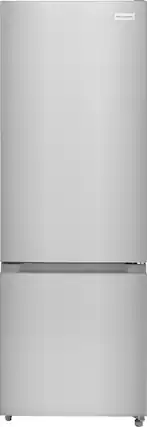 Front. Frigidaire - 12 Cu. Ft. Garage Ready Bottom Freezer Refrigerator - Fingerprint-Resistant Stainless Steel Look.