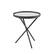 Alt View Zoom 31. Walker Edison - Contemporary Tray-Top Faux Marble Round Side Table - Black/Grey Marble.