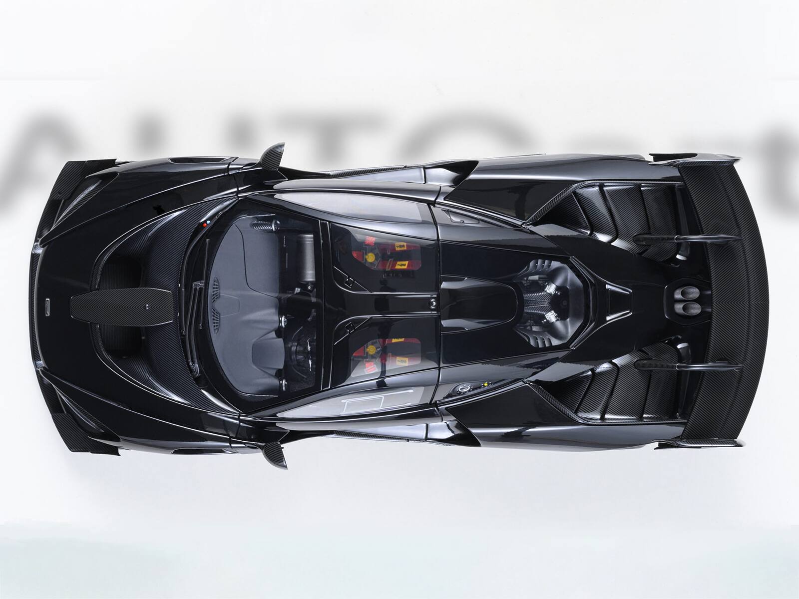 Alt View 7. Autoart - McLaren Senna GTR Onyx Black 1/18 Model Car by Autoart.