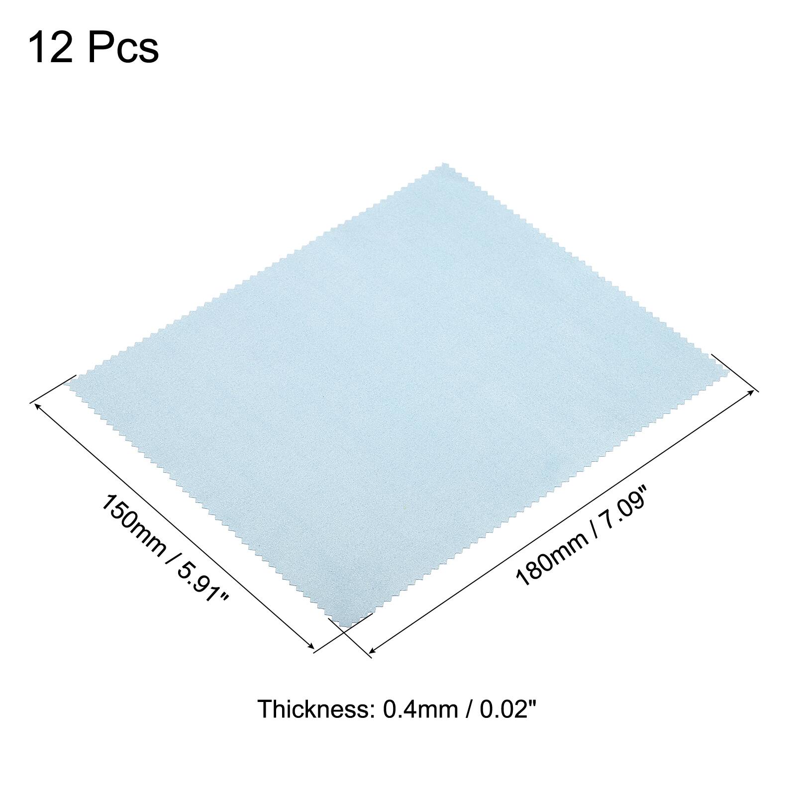 12 Pcs  
150mm / 5.91"  
180mm / 7.09"  
Thickness: 0.4mm / 0.02"