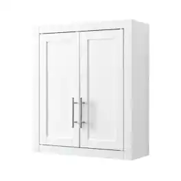 Crosley Furniture - Savannah Wall Storage Cabinet - White