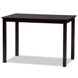 Baxton Studio - Eveline Modern Finished Wood 43-Inch Dining Table - Espresso Brown