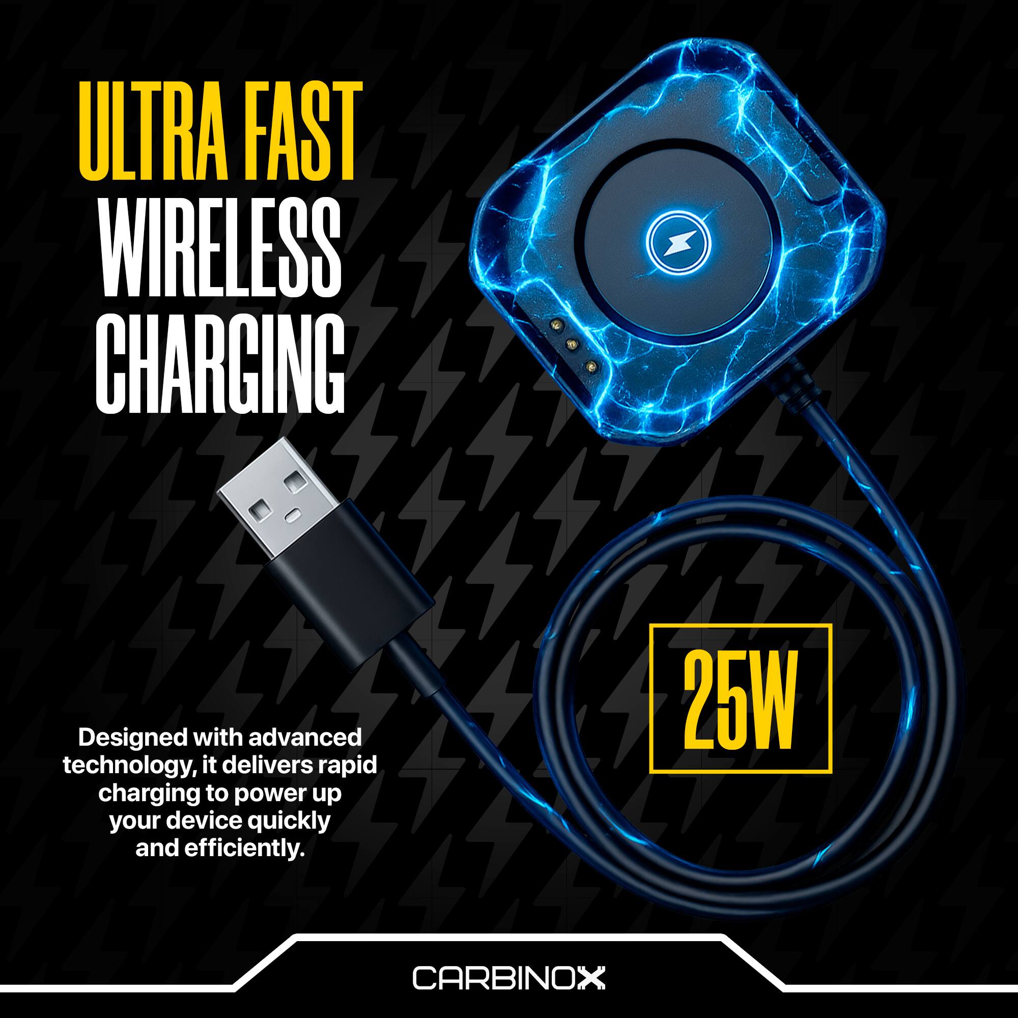 ULTRA FAST WIRELESS CHARGING

Designed with advanced technology, it delivers rapid charging to power up your device quickly and efficiently.

25W

CARBINOX