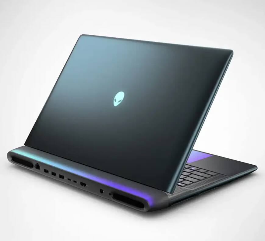 Alt View 2. Alienware - Alienware 18 Area-51 Liquid Teal Gaming Laptop, Ultra 9- 275HX, 64GB, 2TB SSD, 18 , RTX 5070 Ti, Win 11 Pro - Liquid Teal.