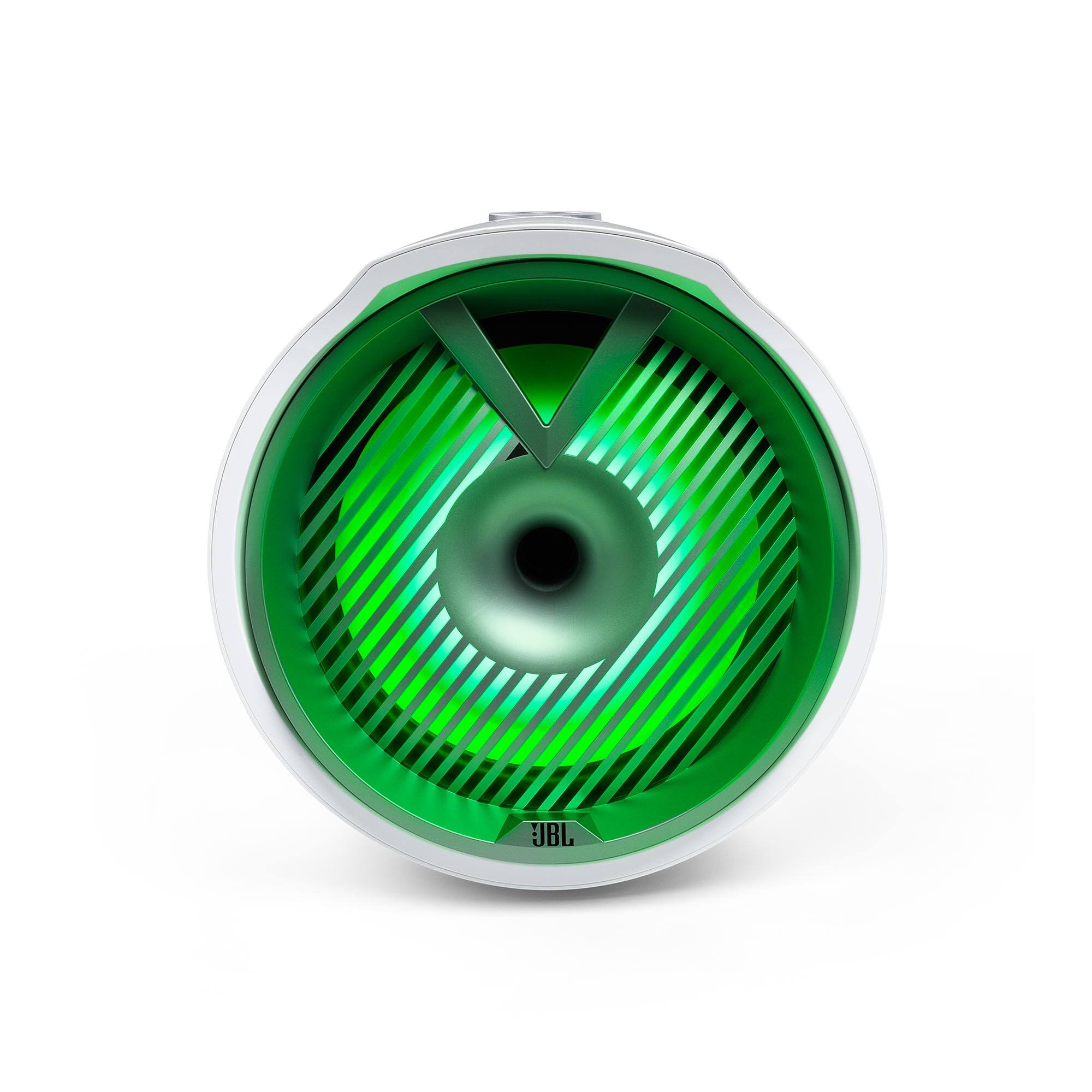 Alt View 10. JBL - JBL MT10HLW 10" 2 Way Compression Horn Tower Speaker RGB - White.