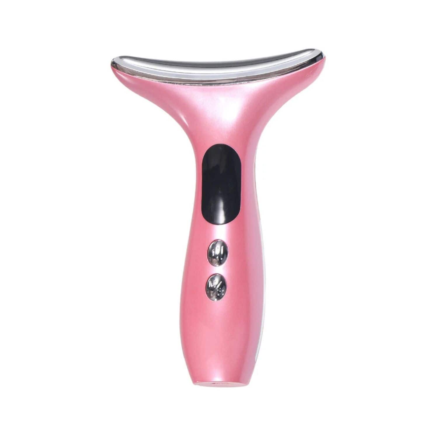 Stock Preferred - Skin Tightening & Anti-Wrinkle LED Microcurrent Face & Neck Beauty Machine Kit – 4-Mode Rechargeable Device - Pink