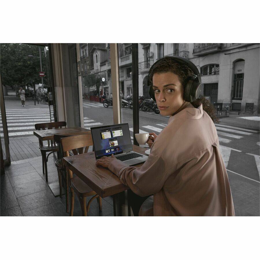 Alt View 1. HP - HP EliteBook 8 G1a 14" Touchscreen Copilot+ PC Notebook - WUXGA - AMD Ryzen AI 5 340 - 32 GB - 512 GB SSD - English - Glacier Silver.