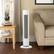 Alt View 11. Holmes - 31 in. Oscillating Tower Fan - White.